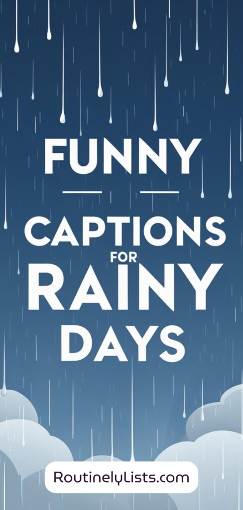 Rain Captions and short quotes for Instagram