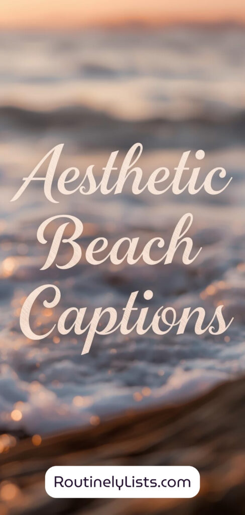 beach captions and short quotes for Instagram