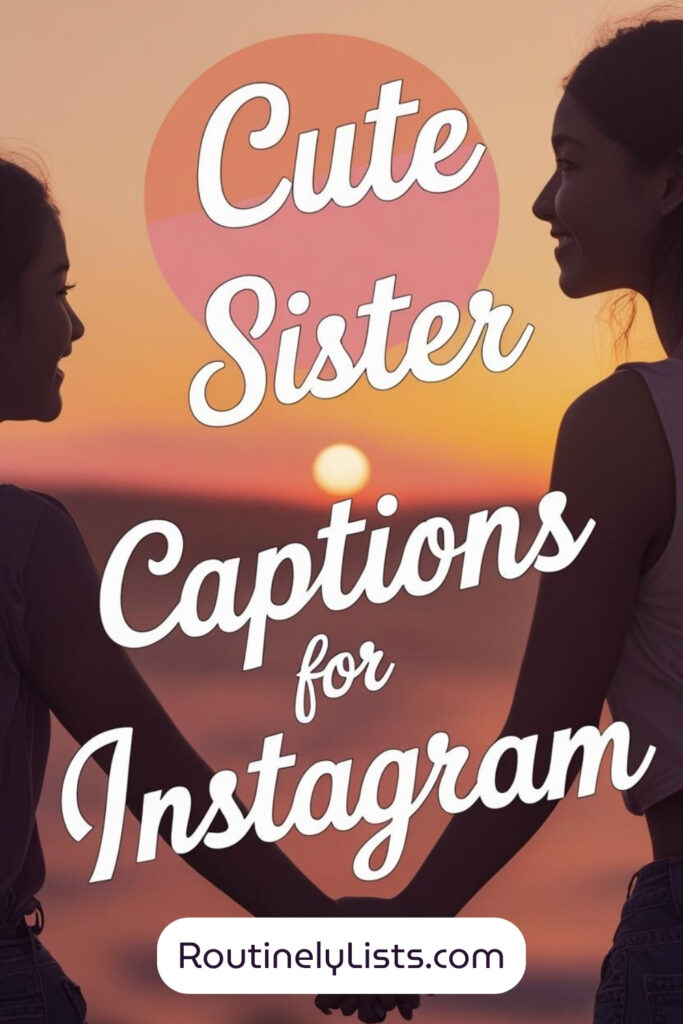 Sister Captions and short quotes for Instagram