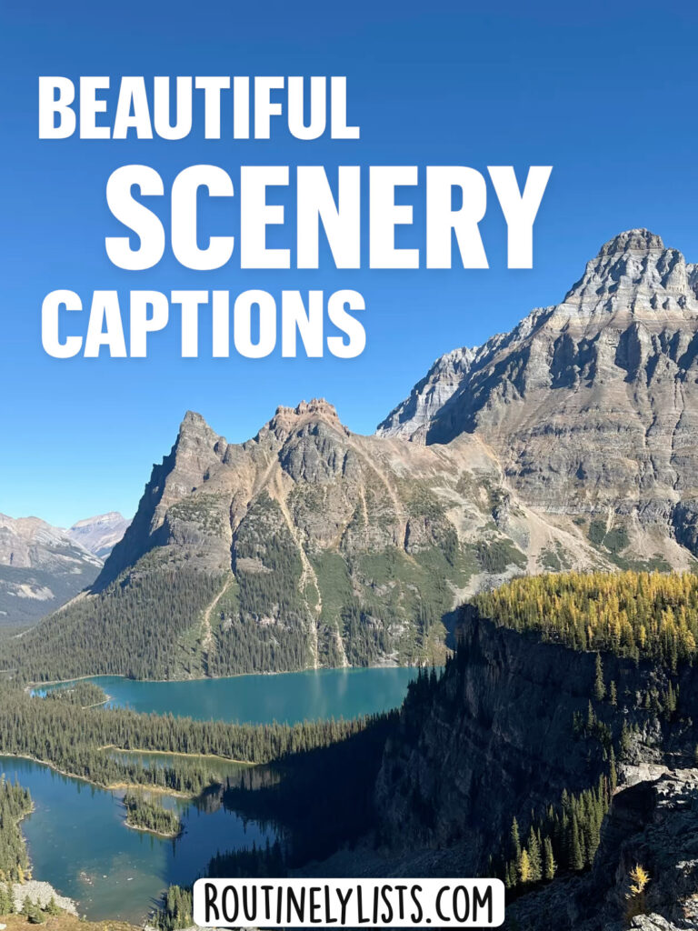 Beautiful Scenery captions