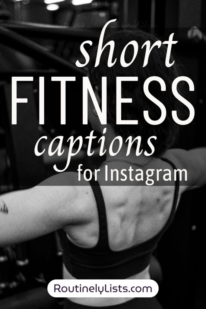 Fitness captions for the fit gym girls for Instagram