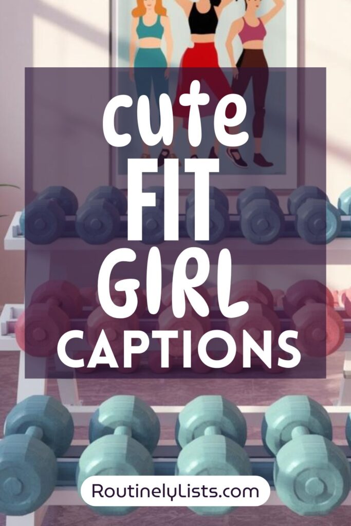 Fitness captions for the fit gym girls for Instagram