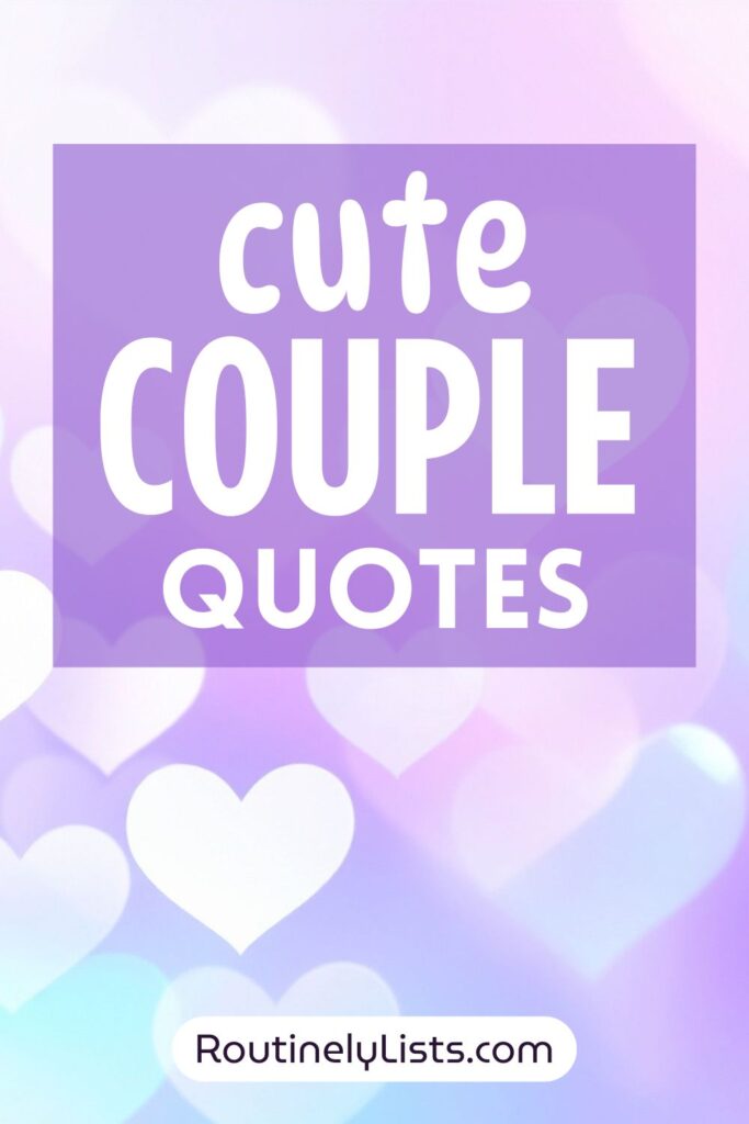 Cute couple quotes